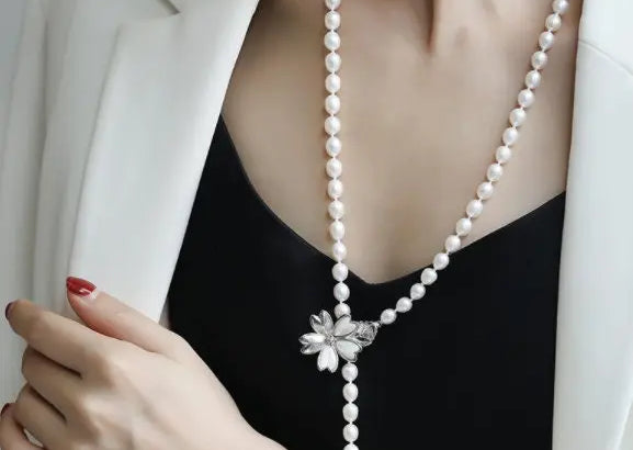 Multi-Layer Baroque Pearl Necklace - 80cm Freshwater Pearl Strand Etsy