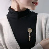 Natural White Pearl Brooch - 18K Gold Plated Etsy