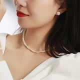 3mm Cute Akoya Baby Pearl Necklace - 18K Yellow Gold Etsy
