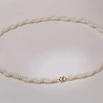 3mm Cute Akoya Baby Pearl Necklace - 18K Yellow Gold Etsy