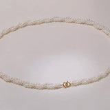 3mm Cute Akoya Baby Pearl Necklace - 18K Yellow Gold Etsy