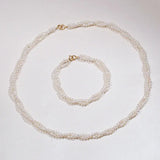 3mm Cute Akoya Baby Pearl Necklace - 18K Yellow Gold Etsy