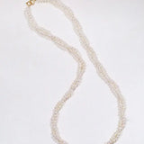 3mm Cute Akoya Baby Pearl Necklace - 18K Yellow Gold Etsy