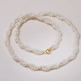 3mm Cute Akoya Baby Pearl Necklace - 18K Yellow Gold Etsy