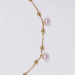 18k Yellow Gold Natural High Luster Pearl Bracelets, Handmade Pearl Bracelets, Seawater Pearl Bracelets, Anniversary Gift Idea Etsy