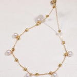 18k Yellow Gold Natural High Luster Pearl Bracelets, Handmade Pearl Bracelets, Seawater Pearl Bracelets, Anniversary Gift Idea Etsy