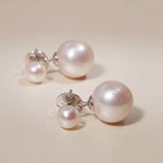 12mm High Luster Pearl Earrings - 12mm Pink White Silver 925 Etsy