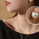 20mm Natural Mabe Pearl Earrings in 18K Yellow Gold - Elegant Carved Akoya Pearl Design Etsy