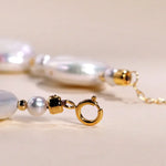Natural High Luster Baroque Pearl Bracelets, 18k Yellow Gold Bracelets, White Pink Pearl Bracelets, Anniversary Gift Idea for Her Etsy