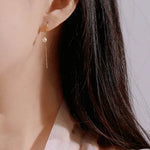 18K Yellow Gold Akoya Pearl Earrings, Minimalist Hook Design Etsy