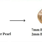 AAA+ Akoya Silver Pearl 8-9mm Necklace, 14k/18K Gold Pearl Strand Etsy