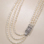 Akoya Baroque Beaded Pearl Necklace,  Silver 925 Etsy