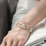 Natural High Luster White Pearl Necklace & Bracelets, Handmade Beaded Pearl Jewelry Set, Sterling Silver Pearls Jewelry Etsy