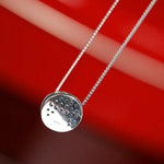 Mini Akoya Pearl & Blue Moissanite Necklace, Silver 925 Etsy