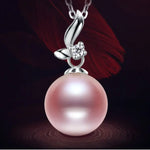 Natural Purple Pearl Moissanite Necklace - Silver 925 Etsy