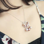Freshwater Pearl Tear Drop Moissanite Necklace - Silver 925 Etsy