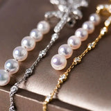 Laurel Leaf Akoya Pearl 18K Necklace Brooch, 18K Yellow Gold Etsy