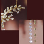 Laurel Leaf Akoya Pearl 18K Necklace Brooch, 18K Yellow Gold Etsy