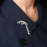 Laurel Leaf Akoya Pearl 18K Necklace Brooch, 18K Yellow Gold Etsy