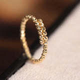 AAA+ Akoya Champagne Golden Pearl Laser 18K Gold Ball Ring, 18K Yellow Gold Pearl Ring, Valentine's Day Etsy