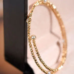 AAA+ Akoya Pearl 18K Gold Ball Stackable Bracelet Etsy