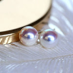 18K Gold Superior Akoya Pearl Studs Earrings Etsy