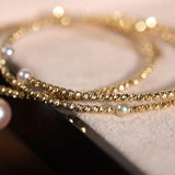 AAA+ Akoya Pearl 18K Gold Ball Stackable Bracelet Etsy