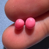 1.94Carat Queen Conch Pearl Pair From Caribbean Sea Pearls Strombus Gigas, Flamed Pink Pearl, SKU:468/614 Etsy