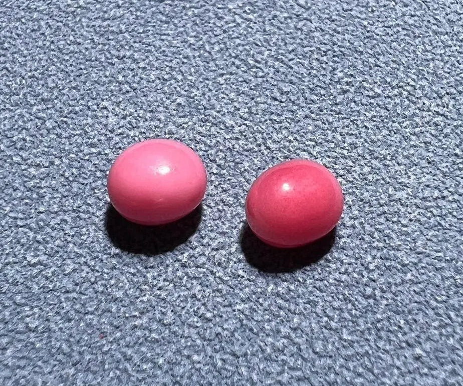 1.94Carat Queen Conch Pearl Pair From Caribbean Sea Pearls Strombus Gigas, Flamed Pink Pearl, SKU:468/614 Etsy