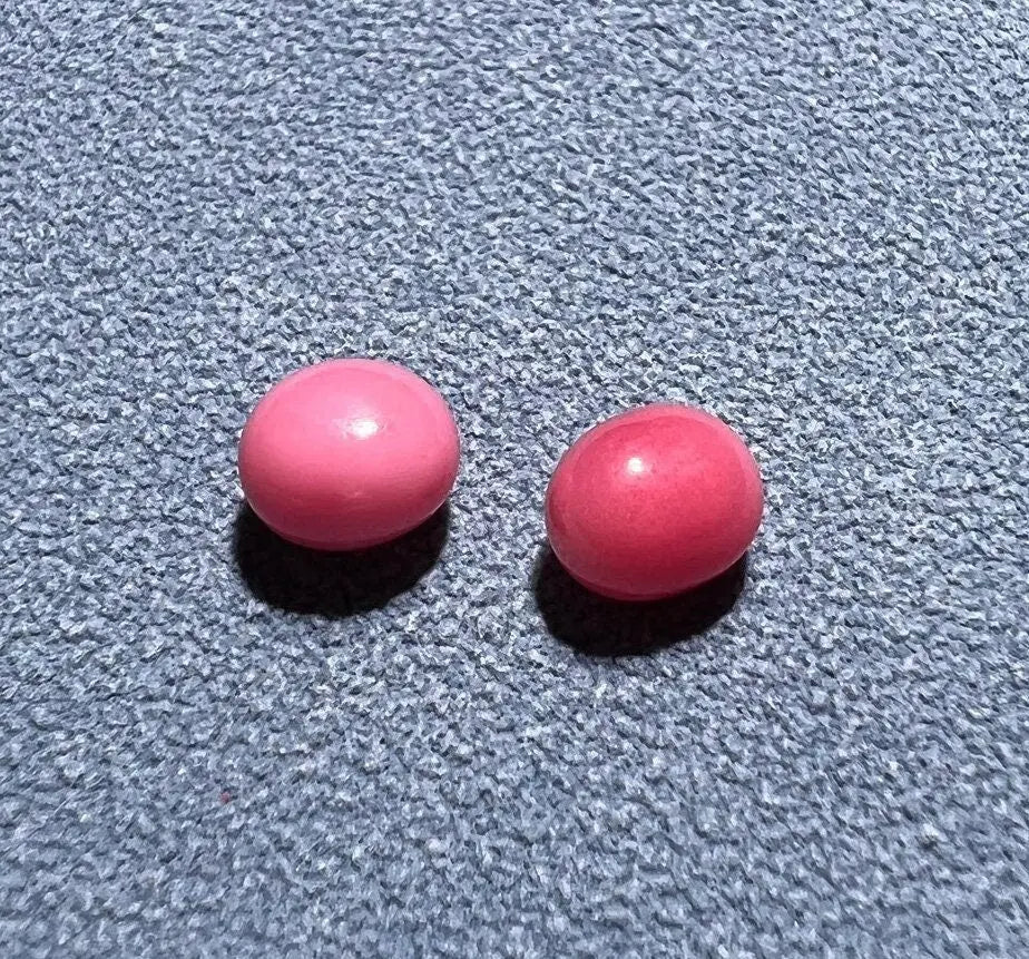 1.94Carat Queen Conch Pearl Pair From Caribbean Sea Pearls Strombus Gigas, Flamed Pink Pearl, SKU:468/614 Etsy