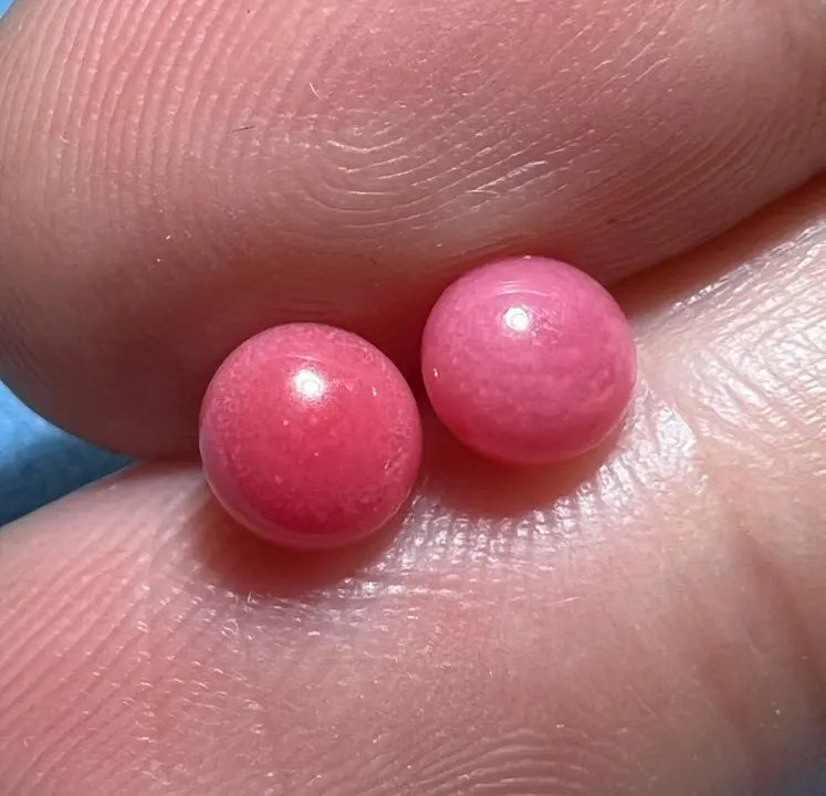1.87Carat Pairs Queen Conch Pearl From Caribbean Sea, Pearls Strombus Gigas, Natural Queen Conch Pearl, Flamed Pink Pearl, SKU:525/583 Etsy