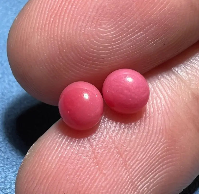 1.87Carat Pairs Queen Conch Pearl From Caribbean Sea, Pearls Strombus Gigas, Natural Queen Conch Pearl, Flamed Pink Pearl, SKU:525/583 Etsy