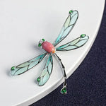 Dragonfly 2.26Ct Queen Conch Pearl Brooch (Customize), 18K White Gold Brooch, Conch Pearl, Insect Inspire Jewelry, Pink Pearl Brooch Etsy