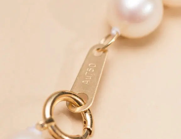 AAA Luster Pearl Gourd Choker - 18K Gold Pearl Strand Etsy