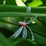 Dragonfly 2.26Ct Queen Conch Pearl Brooch (Customize), 18K White Gold Brooch, Conch Pearl, Insect Inspire Jewelry, Pink Pearl Brooch Etsy