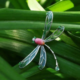 Dragonfly 2.26Ct Queen Conch Pearl Brooch (Customize), 18K White Gold Brooch, Conch Pearl, Insect Inspire Jewelry, Pink Pearl Brooch Etsy