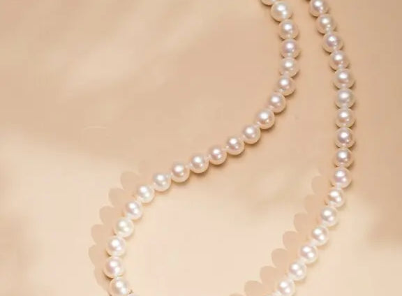 AAA Luster Pearl Gourd Choker - 18K Gold Pearl Strand Etsy