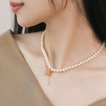 AAA Luster Pearl Gourd Choker - 18K Gold Pearl Strand Etsy