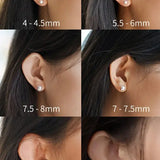 Akoya Pearl 3-9.5mm 18k Gold Plated Vermeil White Pink Pearl Stud Earrings Etsy