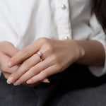 18K Gold Akoya Pearl Ring Earrings Set - Yellow Gold Etsy