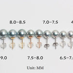 5A+ Madama Pearl (真多麻) 18K Solid Yellow Gold Madama Pearl Earrings Etsy