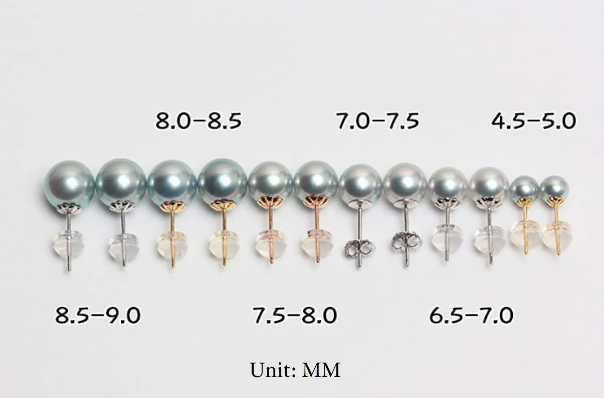 5A+ Madama Pearl (真多麻) 18K Solid Yellow Gold Madama Pearl Earrings Etsy