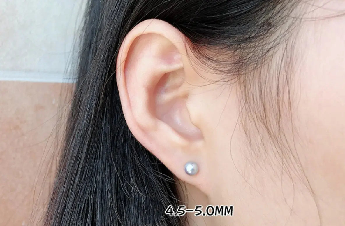 5A+ Madama Pearl (真多麻) 18K Solid Yellow Gold Madama Pearl Earrings Etsy