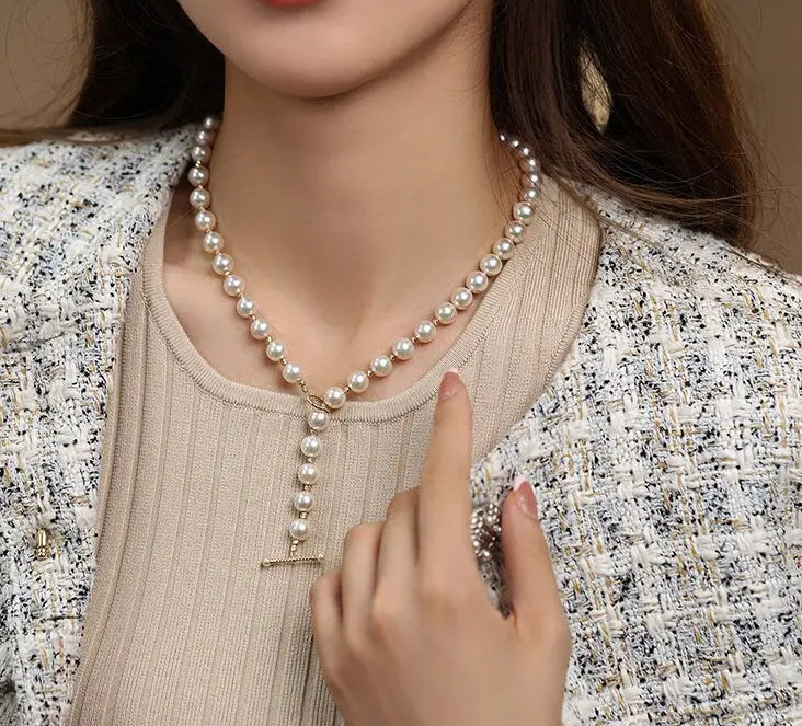 Very Rare Akoya Champagne Pearl Beaded Necklace, Finset Quality Pearl, Super Hight Luster Japan Champagne Color Pearl Etsy