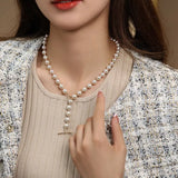 Akoya Pearl Necklace - High Luster Champagne Pearl Strand Etsy