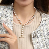 Akoya Pearl Necklace - High Luster Champagne Pearl Strand Etsy