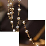 AAA+ Golden Champagne Akoya Pearl Necklace - Cream Pearl Strand Etsy