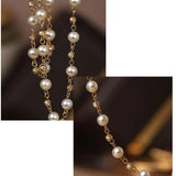 AAA+ Golden Champagne Akoya Pearl Necklace - Cream Pearl Strand Etsy