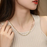 AAA+ Golden Champagne Akoya Pearl Necklace - Cream Pearl Strand Etsy