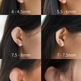 5A+ Akoya Pearl Earrings, 3-9.5mm White Pink Pearl S925 Silver Earrings, Seawater Pearl Earrings Etsy